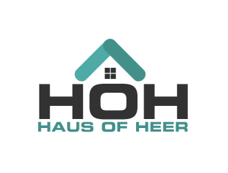 Haus of Heer also known as HOH (short form) logo design by AamirKhan