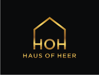 Haus of Heer also known as HOH (short form) logo design by ora_creative