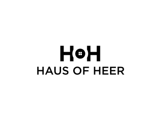 Haus of Heer also known as HOH (short form) logo design by Barkah