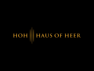 Haus of Heer also known as HOH (short form) logo design by tukang ngopi