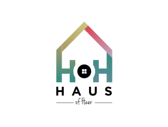 Haus of Heer also known as HOH (short form) logo design by Barkah