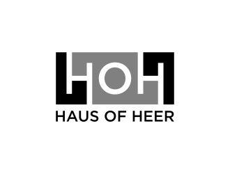 Haus of Heer also known as HOH (short form) logo design by Galfine