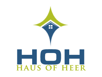 Haus of Heer also known as HOH (short form) logo design by AamirKhan