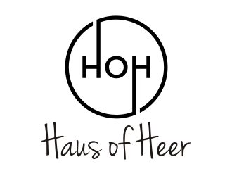 Haus of Heer also known as HOH (short form) logo design by nurul_rizkon
