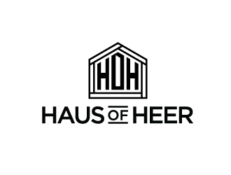 Haus of Heer also known as HOH (short form) logo design by Foxcody