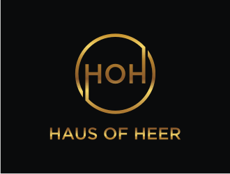 Haus of Heer also known as HOH (short form) logo design by ora_creative