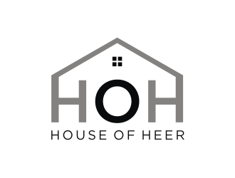 Haus of Heer also known as HOH (short form) logo design by vostre