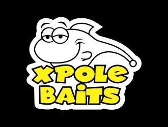 XPOLE BAITS logo design by dibyo