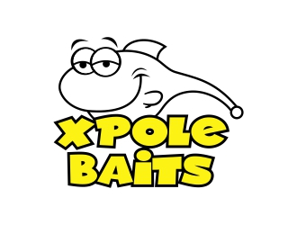 XPOLE BAITS logo design by dibyo