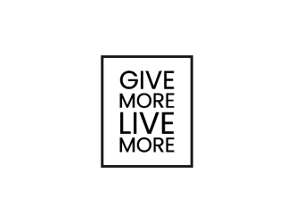 Give more LIVE MORE logo design by aryamaity
