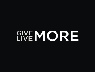 Give more LIVE MORE logo design by ora_creative
