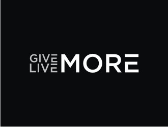 Give more LIVE MORE logo design by ora_creative