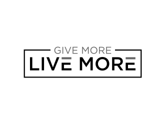Give more LIVE MORE logo design by vostre