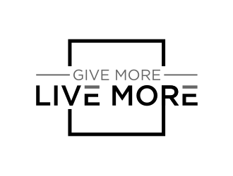 Give more LIVE MORE logo design by vostre