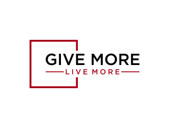 Give more LIVE MORE logo design by mukleyRx