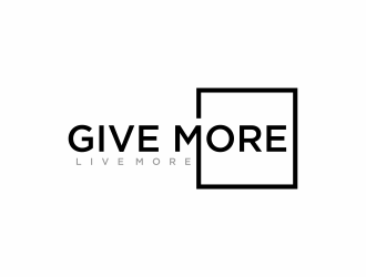 Give more LIVE MORE logo design by andayani*