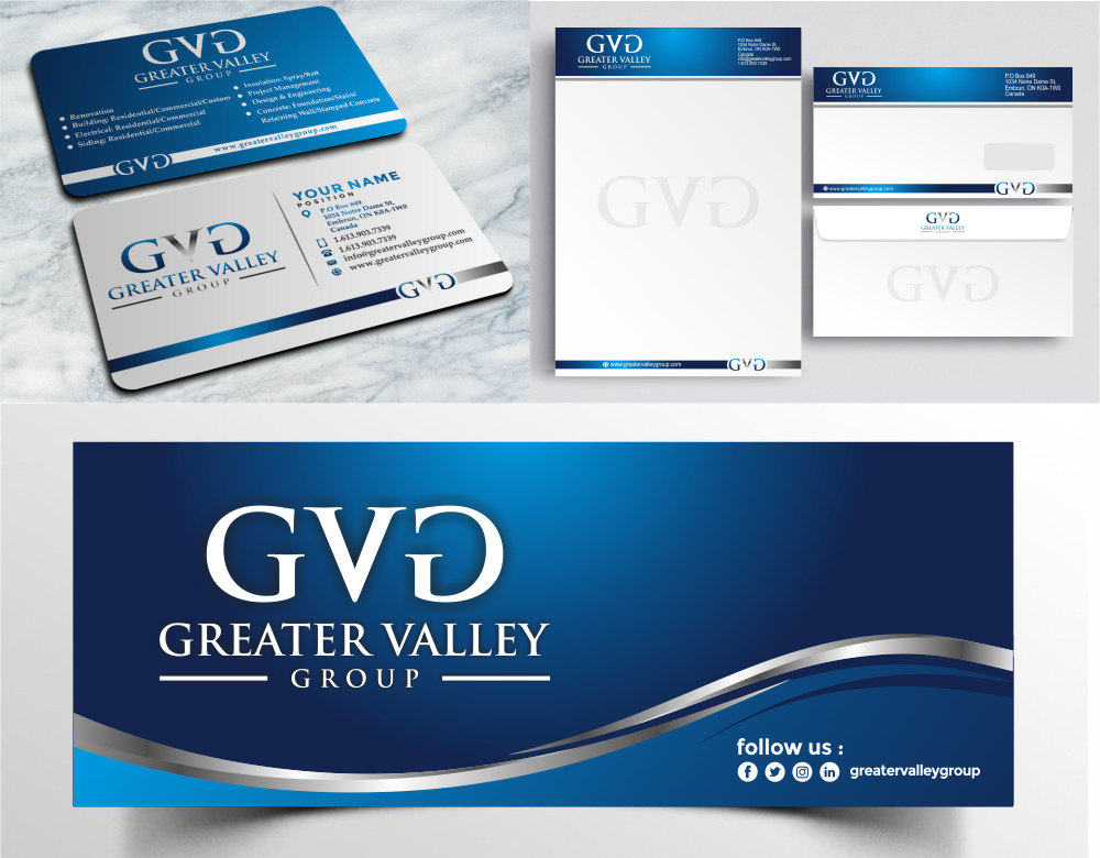 Greater Valley Group (GVG) logo design by zizze23