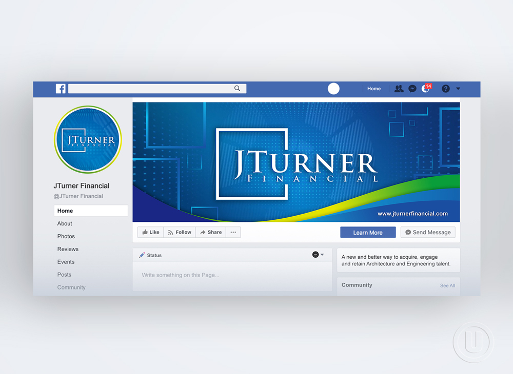 JTurner Financial logo design by Ulid