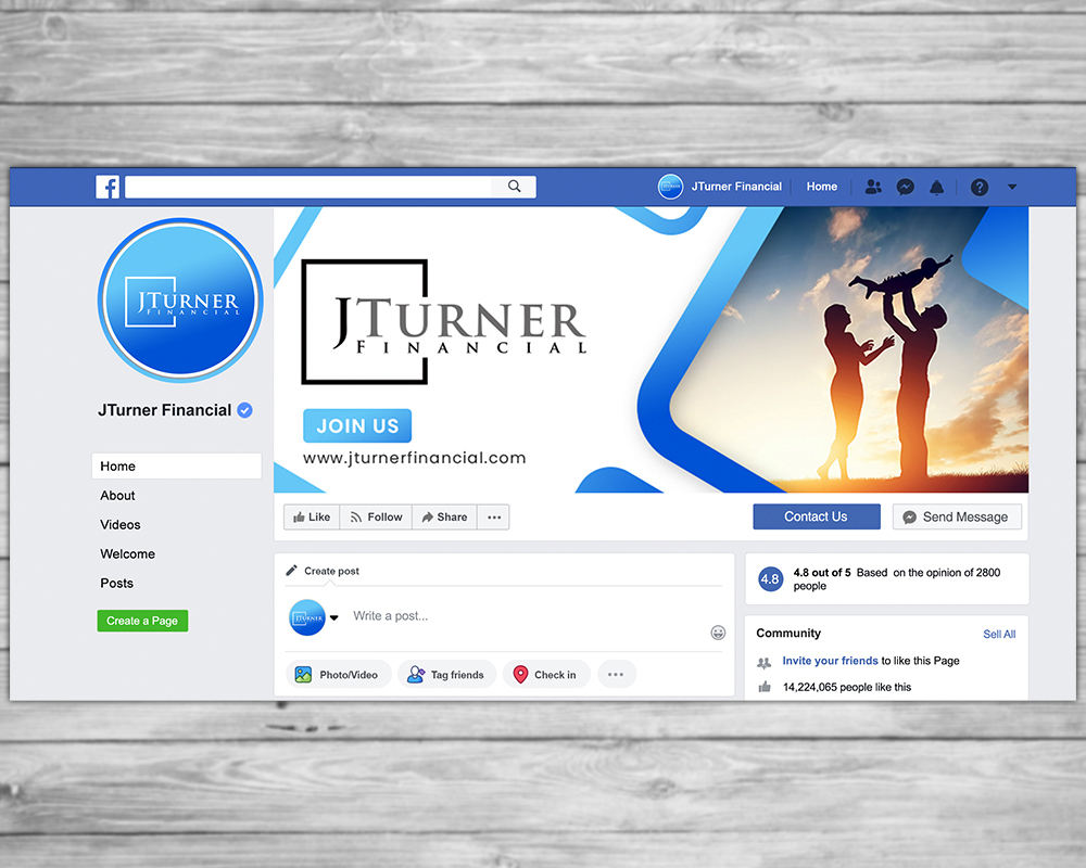 JTurner Financial logo design by MastersDesigns