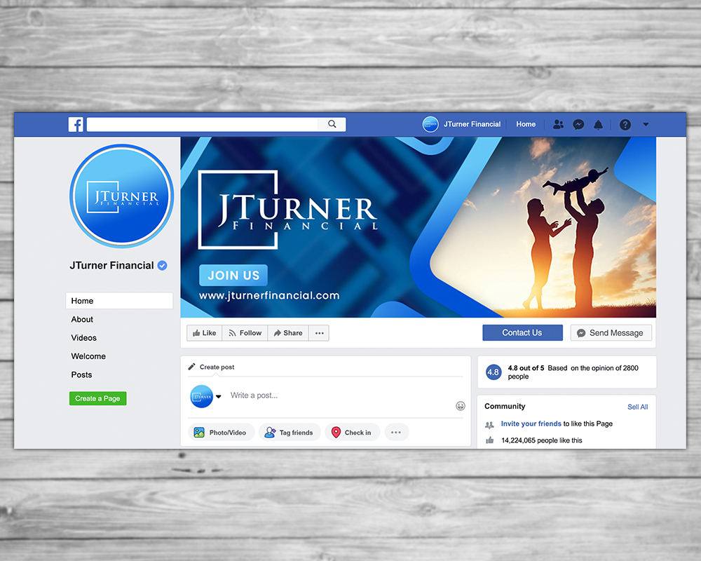 JTurner Financial logo design by MastersDesigns