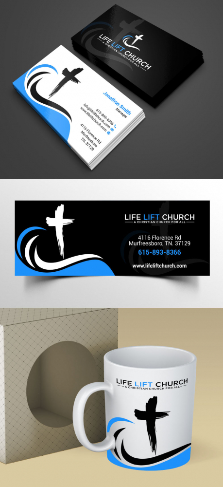 Life Lift Church logo design by Boomstudioz