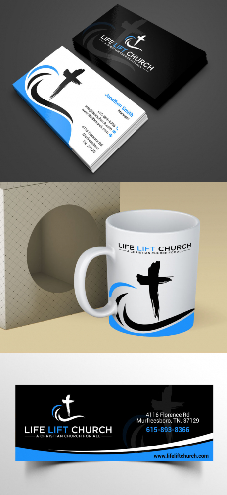 Life Lift Church logo design by Boomstudioz