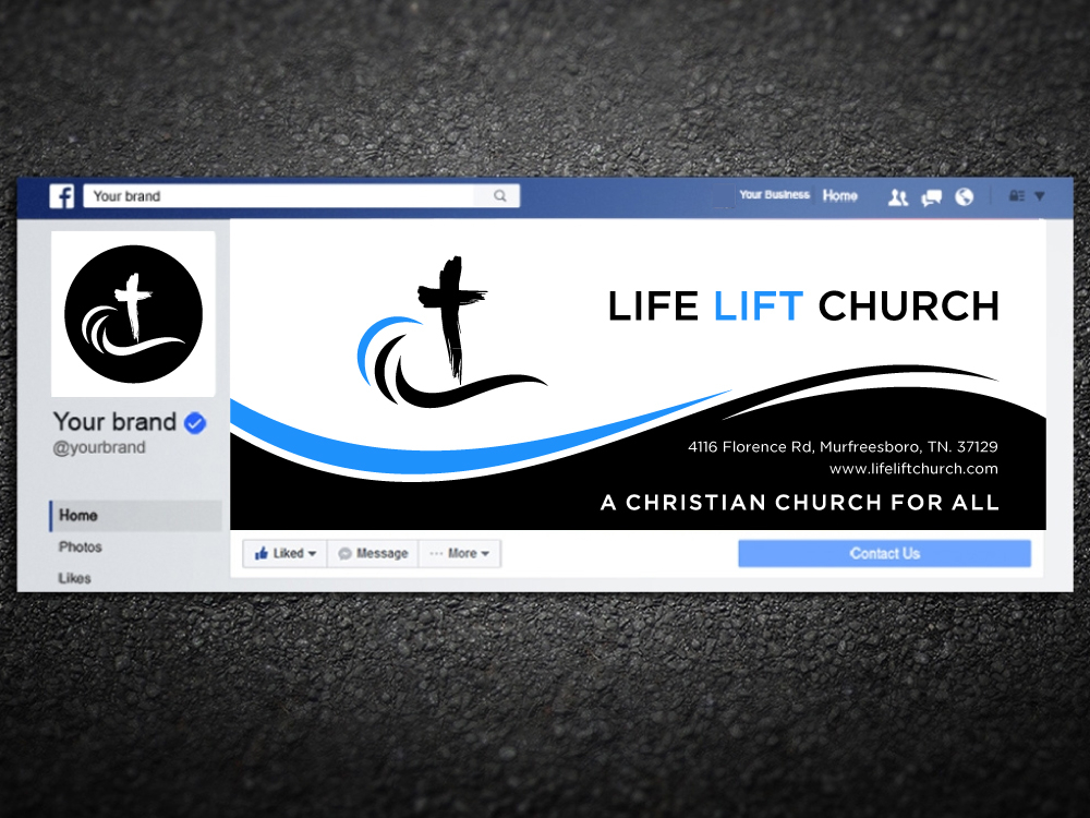 Life Lift Church logo design by labo