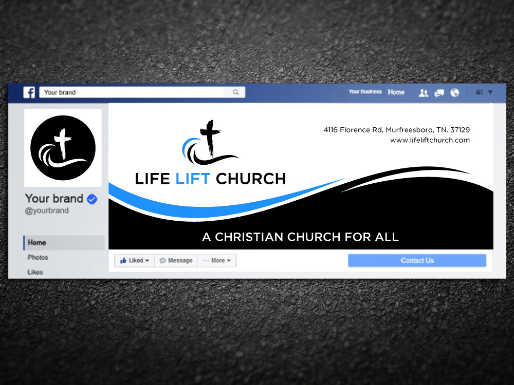 Life Lift Church logo design by labo