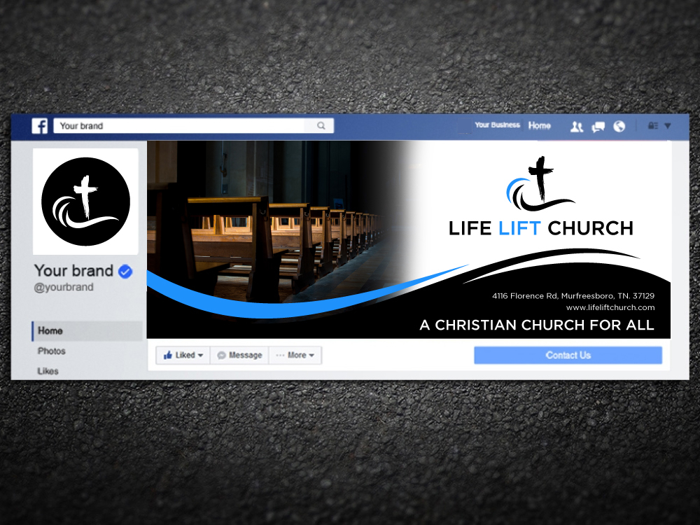 Life Lift Church logo design by labo
