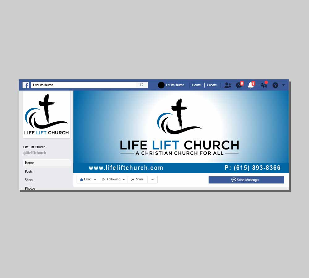 Life Lift Church logo design by SOLARFLARE