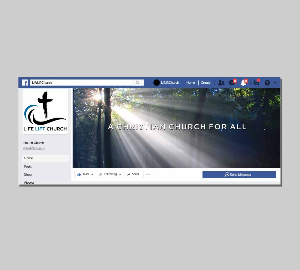 Life Lift Church logo design by SOLARFLARE