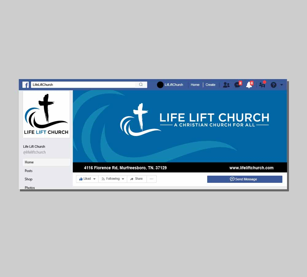 Life Lift Church logo design by SOLARFLARE