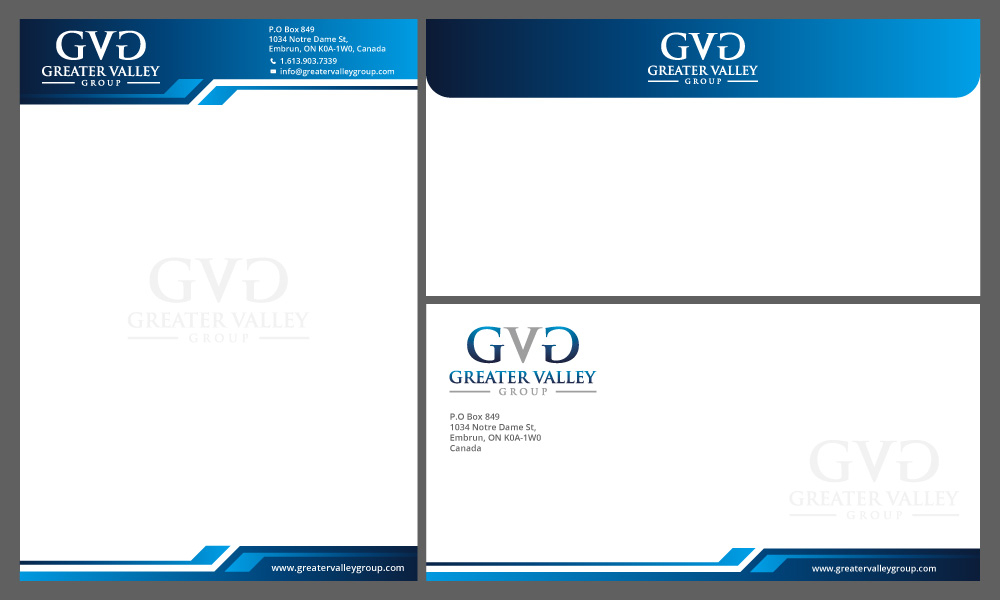 Greater Valley Group (GVG) logo design by Gelotine