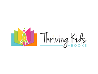 Thriving Kids Books logo design by ndaru