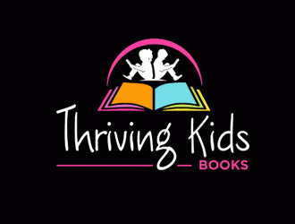 Thriving Kids Books logo design by Bananalicious