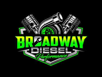 Broadway Diesel Performance logo design by jaize