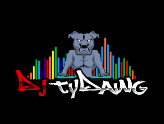 DJ TyDawg logo design by AamirKhan