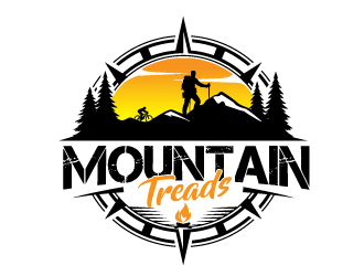 Mountain Treads logo design by jaize