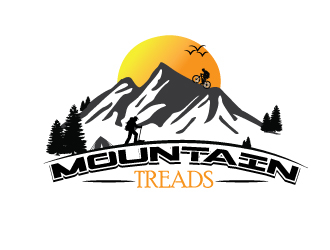 Mountain Treads logo design by xien