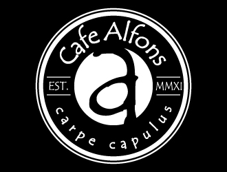 Cafe Alfons logo design by jaize