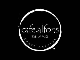 Cafe Alfons logo design by kunejo