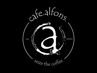Cafe Alfons logo design by ekitessar