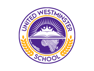 United Westminster School logo design by MarkindDesign