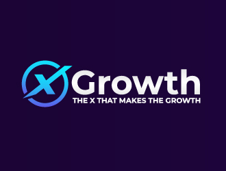 xGrowth logo design by leduy87qn