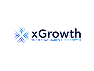 xGrowth logo design by ndaru