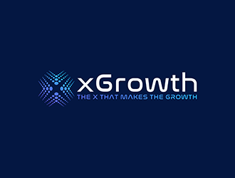xGrowth logo design by ndaru