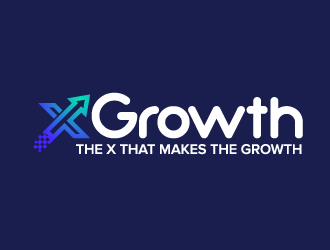 xGrowth logo design by jaize