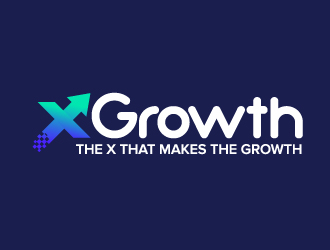 xGrowth logo design by jaize