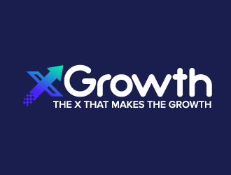 xGrowth logo design by jaize