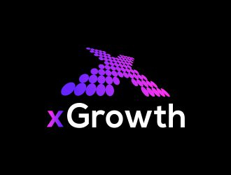 xGrowth logo design by Shabbir